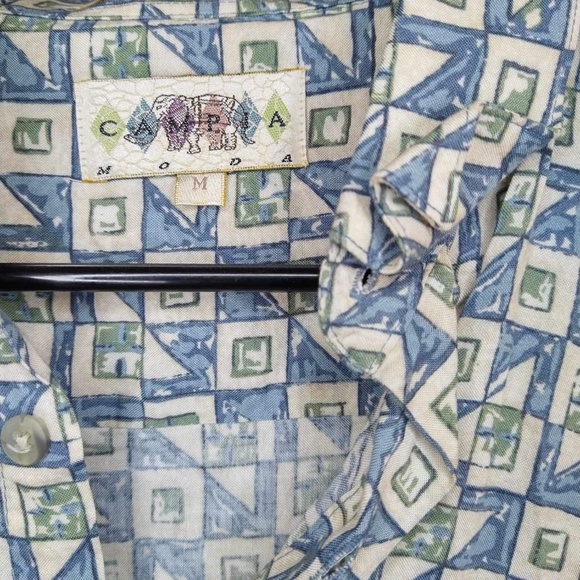 Campia Moda Men’s Short Sleeved Hawaiian Shirt - Picture 3 of 3